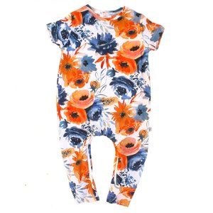 Girls Zipper Romper One Piece
